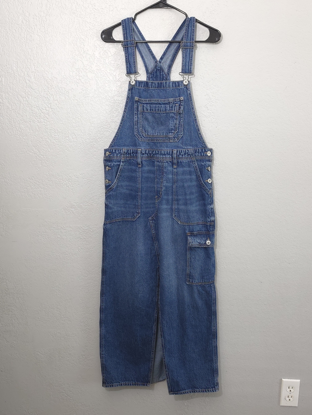 American Eagle Denim Overall *Skirt* Sz M EUC